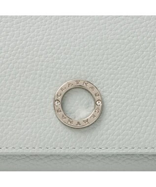 CLATHAS カーラ かぶせ長財布 ライトブルー