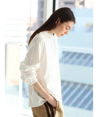 CRAFT STANDARD BOUTIQUE 衿フリルブラウス Off White