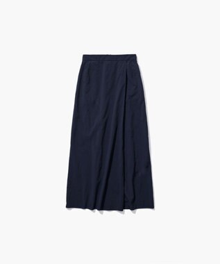 ATON HAND DYED NYLON | ラップスカート NAVY