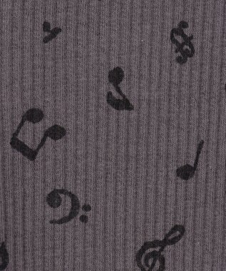 ANY KIDS テレコレギンス チャコール音符