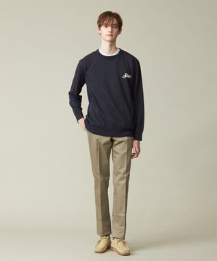 J.PRESS MEN 【KING SIZE】インレージャージー ロゴトレーナー ネイビー系