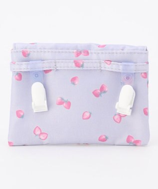 ANY KIDS 【Strawberry Collection】いちご総柄移動ポケット ラベンダー