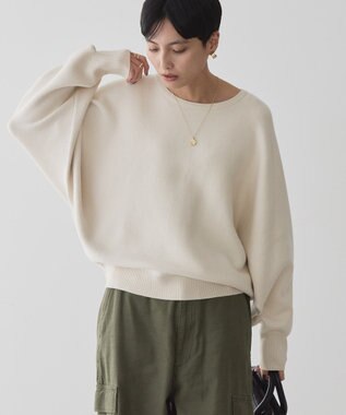 AMERICAN HOLIC バイパチドルマンニットプルオーバー Ivory