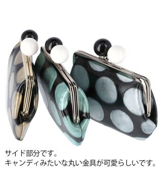 tsumori chisato CARRY フルムーンドット コインケース 小銭入れ ミニ財布 シルバー