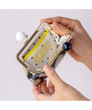 tsumori chisato CARRY フルムーンドット コインケース 小銭入れ ミニ財布 ベージュ