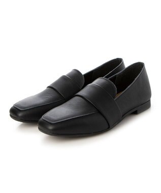 ing <ing>【WEB限定】レザーベルトローファー ブラック