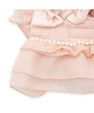 PET PARADISE cherircouture ツイード ベストハーネス 《ピンク》 ＳＳ ピンク