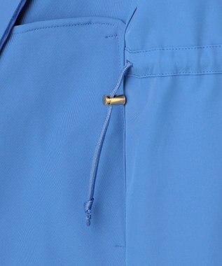 J.PRESS LADIES L 【2way】ドライツイルストレッチ フーデット アウター ブルー系