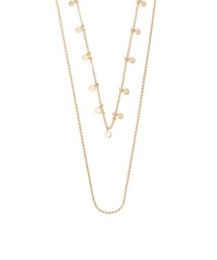 Green Parks ｅｖｅｒｙ　ｗａｌｋ．２本セットロングネックレス Gold