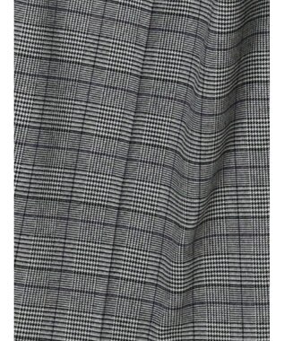 Te chichi グレンチェックスラックス チャコールグレー