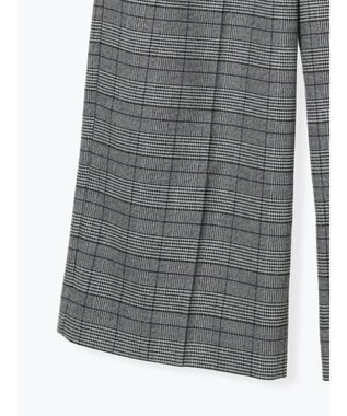 Te chichi グレンチェックスラックス チャコールグレー