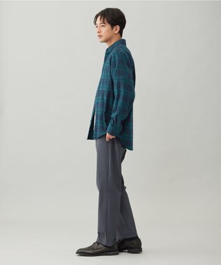 UNFILO MENS COTTON TOUCH 機能美パンツ ストレート チャコール