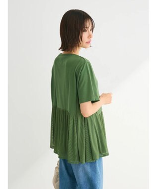 Green Parks メッシュドッキングチュニック Green