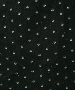 YECCA VECCA グリッタードットベロアオーバーキャミ Black