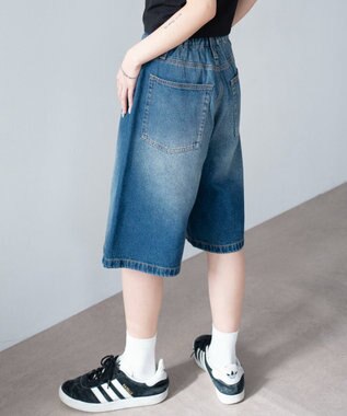 WEGO デニムハーフパンツ デニム中濃色