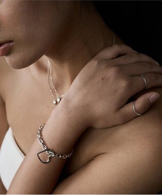 yoaa シルバー925　エブリイハートブレスレット シルバー925