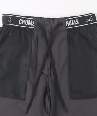 CW-X 【MEN】【CHUMS (チャムス)コラボ】 CW-X アウターボトムス スーツとして使える ロングパンツ 足首丈 はっ水性(本体) メンズ LNO570 /ワコール ブラック