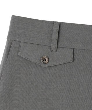 UNFILO L TENNEN TOUCH ワイドストレートパンツ グレー