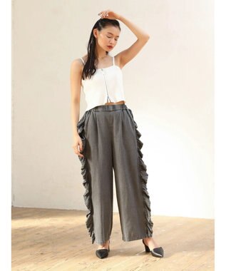 Green Parks ■ＥＳＣＡＲ　２ｗａｙ　ｗーｚｉｐ　ニットキャミ Off White