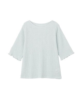 earth music&ecology ランダムヨウリュウカットプルオーバー Light Blue