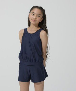BEAMS SCHOOL スクール水着 上下セパレートタンキニ 捲れ防止付き