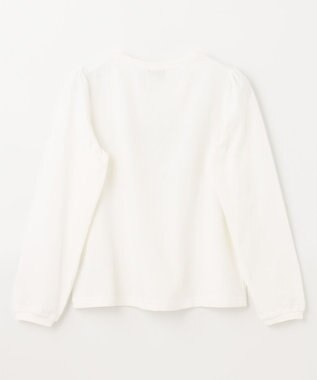 ANY KIDS ロゴ入り 長袖 Ｔシャツ オフホワイト