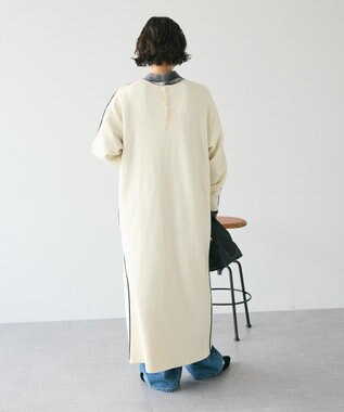 CRAFT STANDARD BOUTIQUE とてもちライン入りニットワンピース Ivory