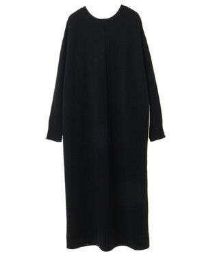 CRAFT STANDARD BOUTIQUE とてもちライン入りニットワンピース Black