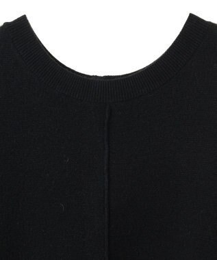 CRAFT STANDARD BOUTIQUE とてもちライン入りニットワンピース Black