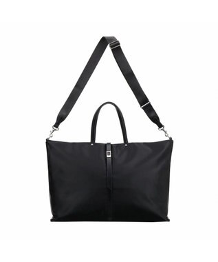 ACE BAGS & LUGGAGE PROGRES プログレ ミュー トートバッグ 2WAY セットアップ機能 ショルダーベルト付き 17396  トートバッグ レディース ユーティリティポケット ボストンバッグ ブラック