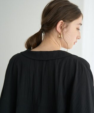 YECCA VECCA 【接触冷感】クロップドデザインジャケット② Black