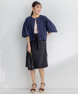 組曲 【弱撥水機能・UVケア】ライトナイロンストレッチ ジャケット ネイビー系