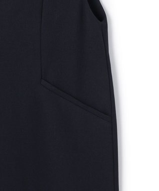 UNFILO L 【セレモニー】BEAUTY MOVE キーネック ジャンスカ ネイビー