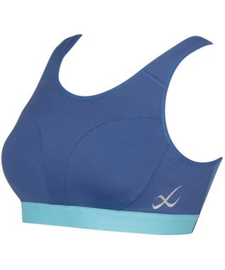 CW-X 【WOMEN】 スポーツブラ ハイ サポートタイプ 【バストをしっかり守る】 吸汗速乾（前身頃） HTY158 /ワコール ブルー