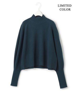 ICB 【WEB限定カラーあり】 ソフトウールハイゲージ ハイネックニット パイングリーン系［WEB限定］