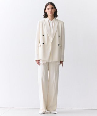 BEIGE， 【セットアップ対応】SPHENE / ダブルブレストピークドラペルジャケット Ecru
