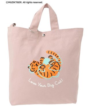 Green Parks ムジークタイガー／２ＷａｙキャンバストートＢＡＧ Pink