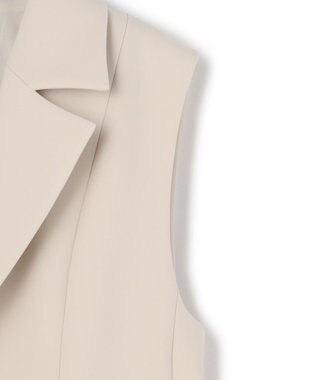 uncrave プルーフダブルクロス テーラードジレ グレージュ