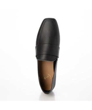 ing <ing>【WEB限定】レザーベルトローファー ブラック