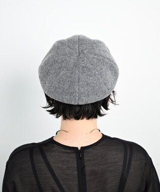 ATRENA 【ふわもこ】ウールフリース キャスケット グレー