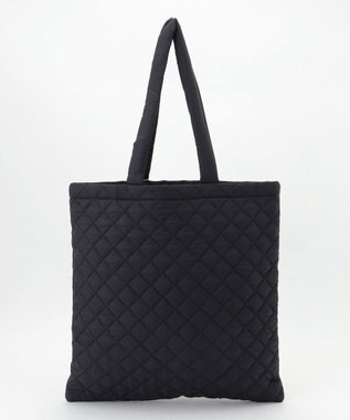 LA BAGAGERIE 【LA BAGAGERIE×HELLO KITTY】リボンチャーム付き　キルティングトート ブラック