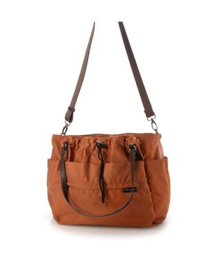 Y'SACCS 【Y’SACCS vous et】ポーチ付き3WAYトート レンガブラウン