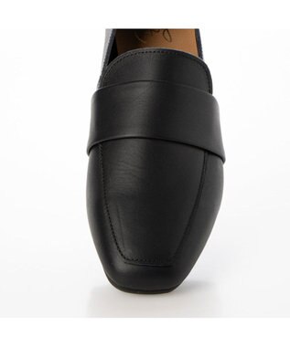 ing <ing>【WEB限定】レザーベルトローファー ブラック