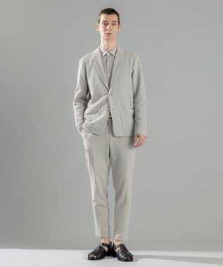 JOSEPH HOMME ＜新色追加＞【オリジナル素材/シワになりにくい】ライトタックジャージー パッチポケット ジャケット アイボリー系