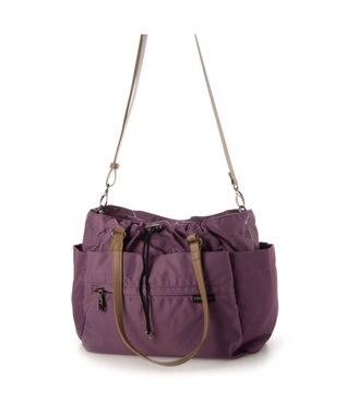 Y'SACCS 【Y’SACCS vous et】ポーチ付き3WAYトート パープル