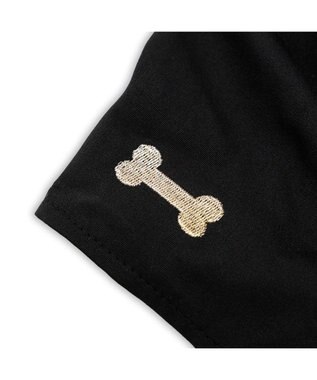 PET PARADISE ペットパラダイス 紋付き刺繍袴 中型犬 大型犬 ブラック×ホワイト