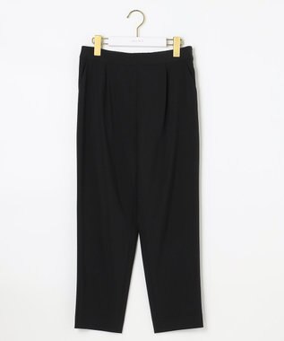 ANY SIS 【セットアップ対応】セレモニーダブルクロス テーパード パンツ ブラック