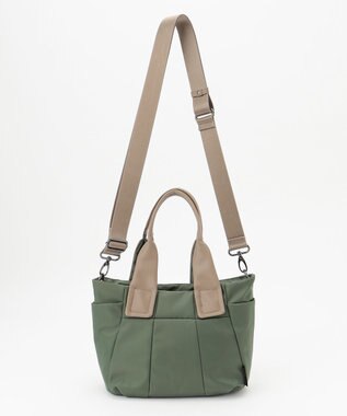 Y'SACCS 【Y’SACCS vous et】ナイロンキリカエ2WAYトート Sサイズ ライトグリーン