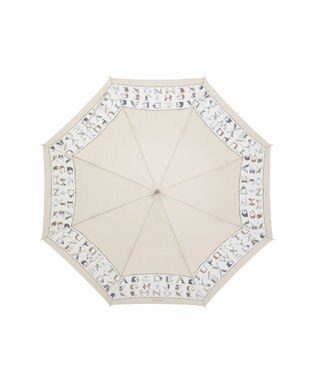 MOONBAT ポール & ジョー (PAUL & JOE ACCESSOIRES) ABC Garden アニマル 長傘 竹手元 ベージュ