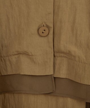 YECCA VECCA 【接触冷感】クロップドデザインジャケット② Camel